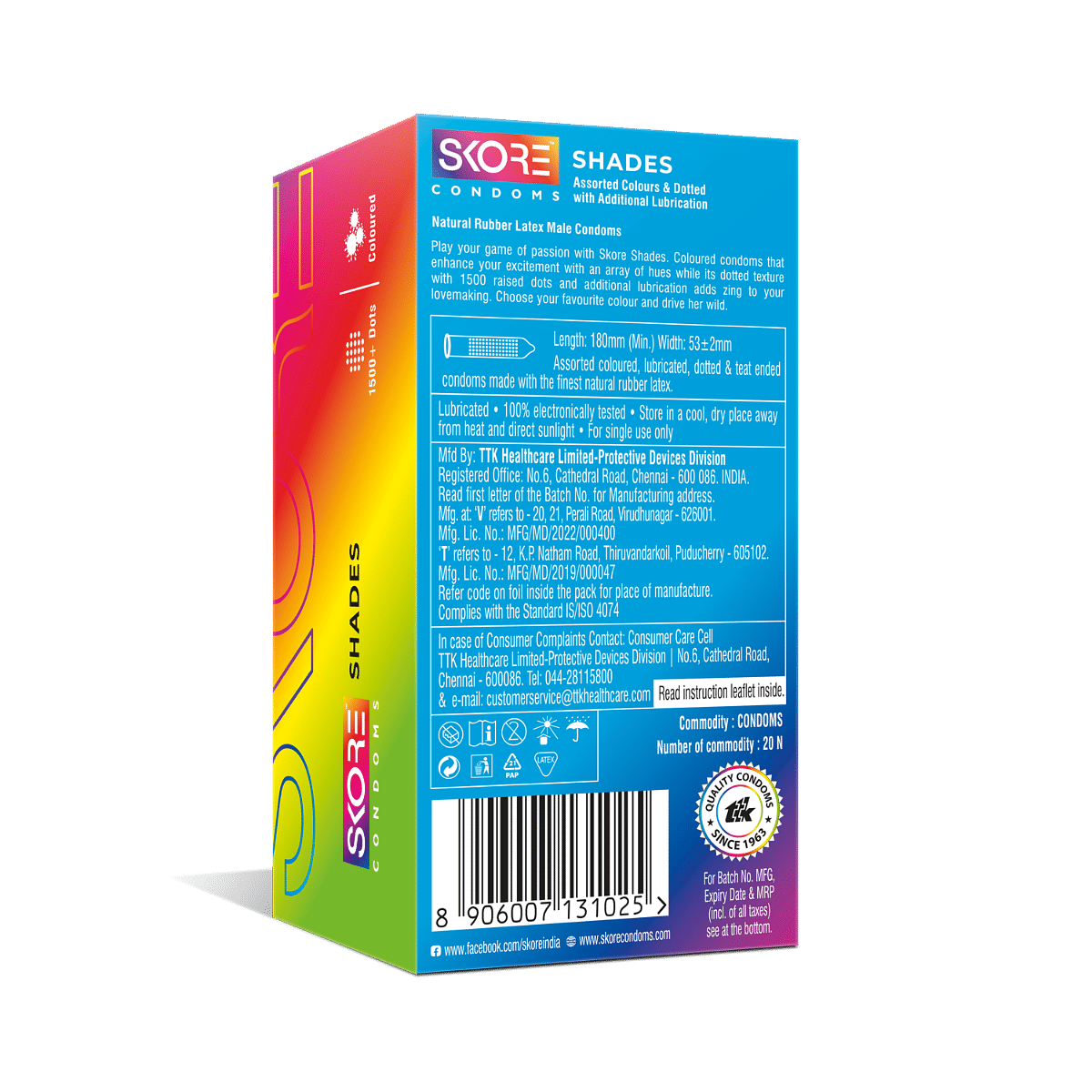 Skore Shades Condoms - 10N