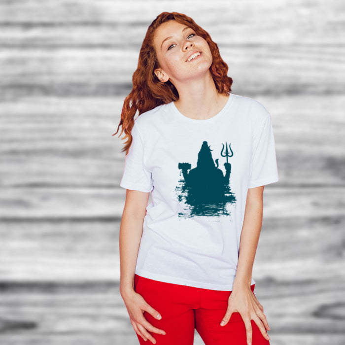 Best Mahadev Image Printed Women T-Shirt