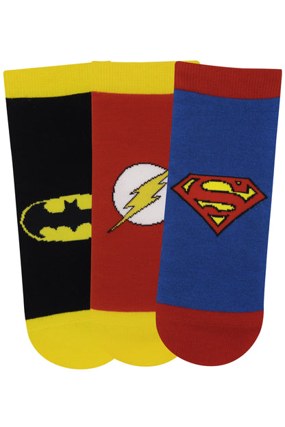 Justice League By Balenzia Low Cut Socks For Men Pack Of 3 Pairs1U