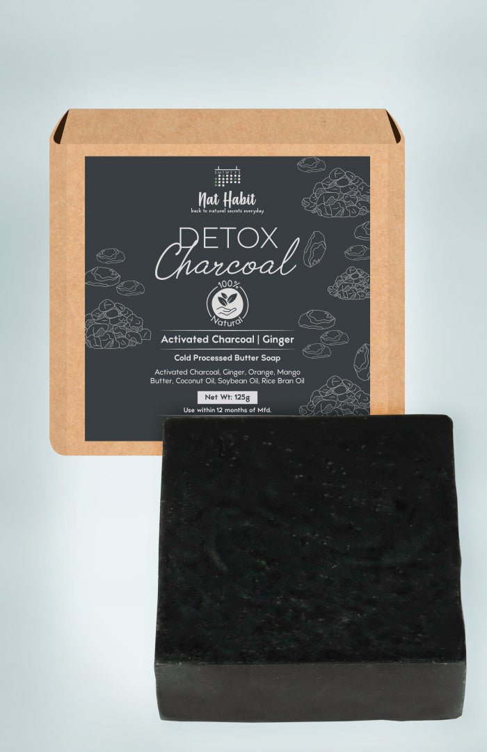 strongCold Processed Detox Charcoal Soap 125gstrong