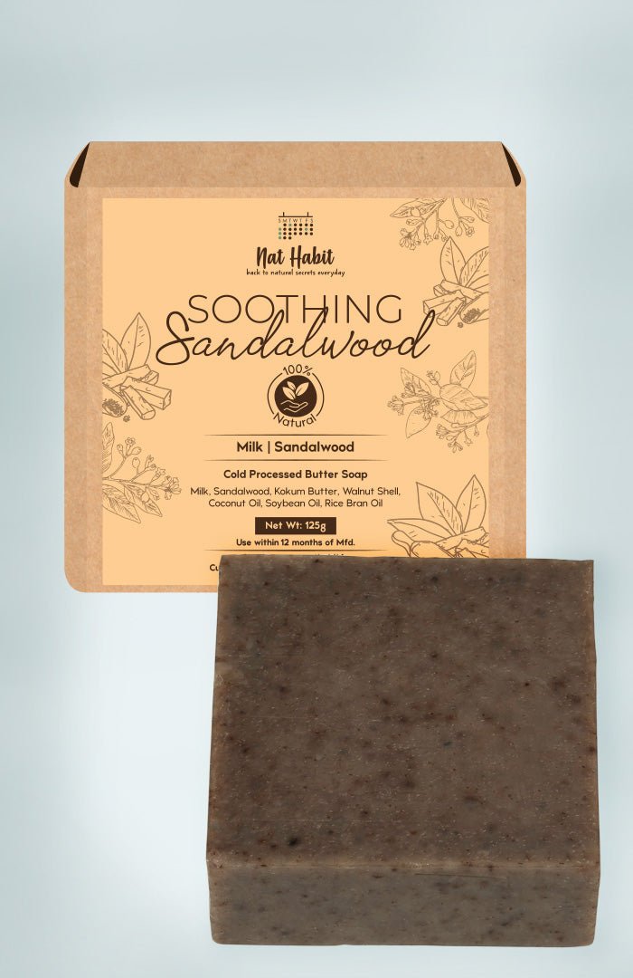 strongCold Processed Soothing Sandalwood Soap 125gstrong