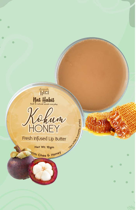 strongKokum Honey Lip Butter 10gstrong briwith Kokum Butter Raw Honey  Desi Gheei