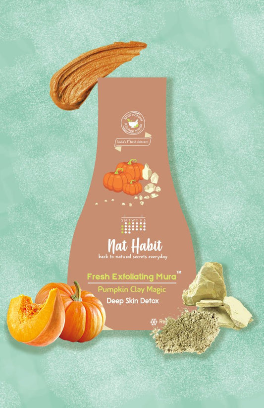 strongPumpkin Clay Exfoliating Murastrong briDeep Skin Detoxi