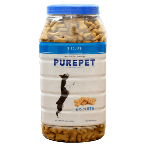 Purepet Milk Flavour Real Chicken Biscuit Dog Treats