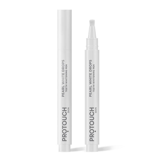 PROTOUCH Pearl White Drops  Teeth Whitening Pen Gel  Whiter Teeth  Fresher Breath for a Brighter Smile on-the-go  Enamel Safe