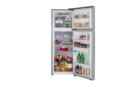 LG 322L 2 Star Smart Inverter Compressor Dazzle Steel Finish Frost-Free Double Door Refrigerator