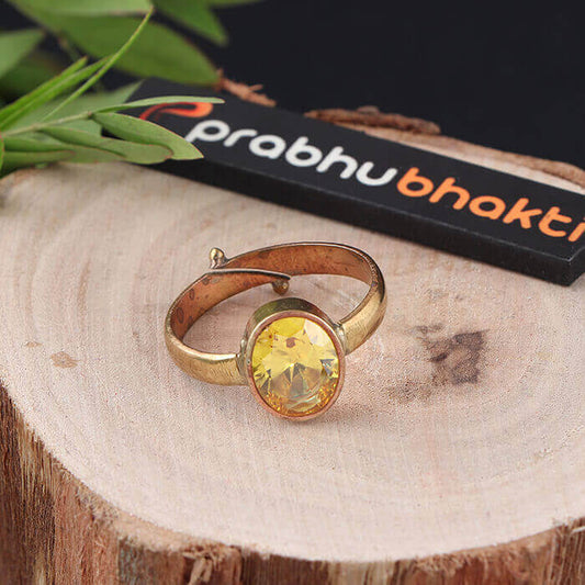 Elevate Your Style with a Stunning Pukhraj Ring  Shop Now