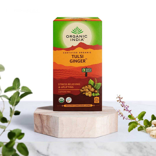 Organic India Tulsi Ginger 25 Infusion Bags