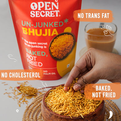 Open Secret Unjunked Bhujia Pack of 8