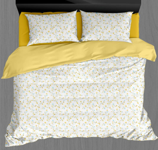 Crest  Bed Sheet with Pillow Cover Stripes