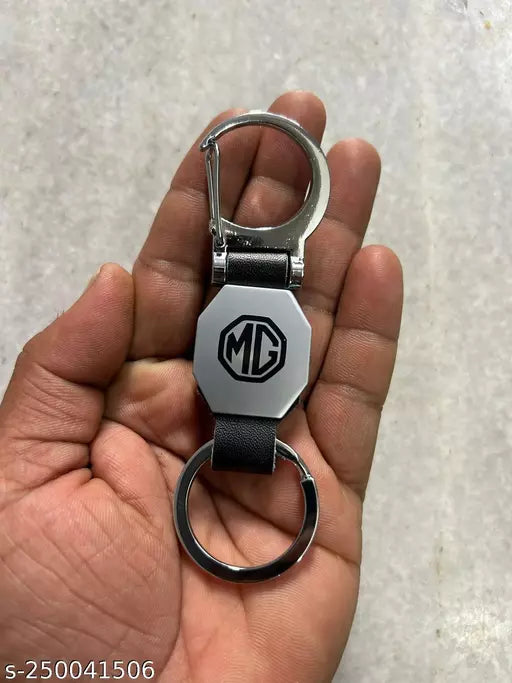 MG Hector Faux Leather Brown Keychain