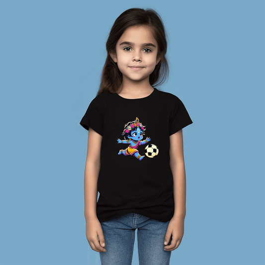 Shri Krishna ji Playing Tshirt For Kids