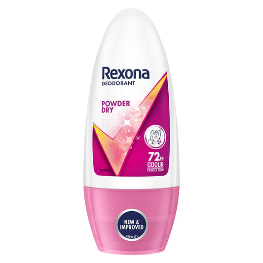 Rexona Powder Dry Underarm Roll On Deodorant For Women 50 ml