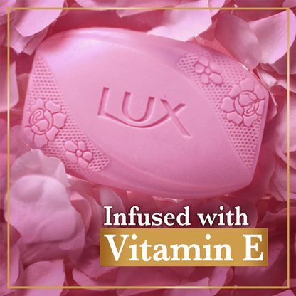 LUX Soft GlowBuy 4 get 1 free offerRose  Vitamin E bathing soapFor Glowing skin Beauty Soaps150g