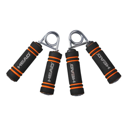 HEAD Hand Gripper - Pack of 2  Hand Strengthener for Gym Workout  Forearm  Finger Exercise Equipment  Home Use  Men  Women