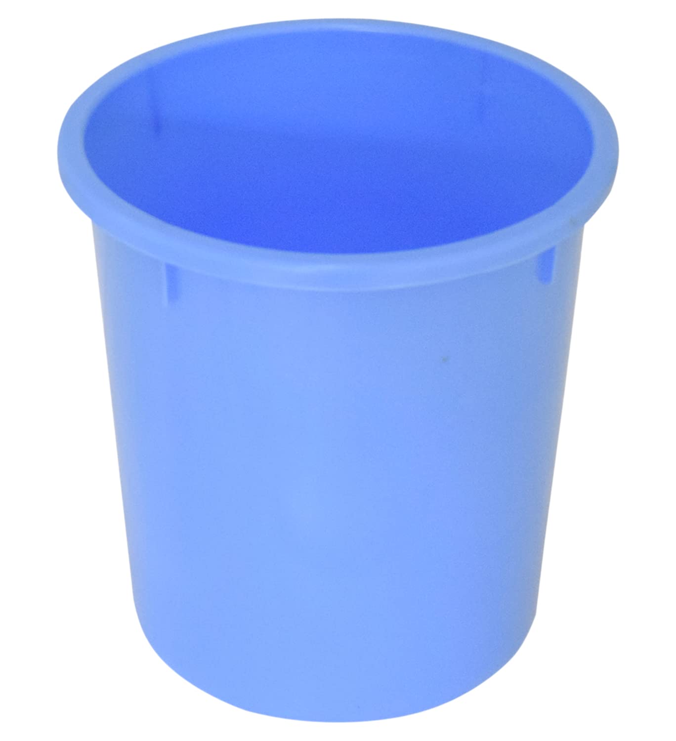 Kuber Industries Plastic Open Dustbin Trash Bin Garbage Bin Waste Bin 5Ltr. Blue-47KM01038