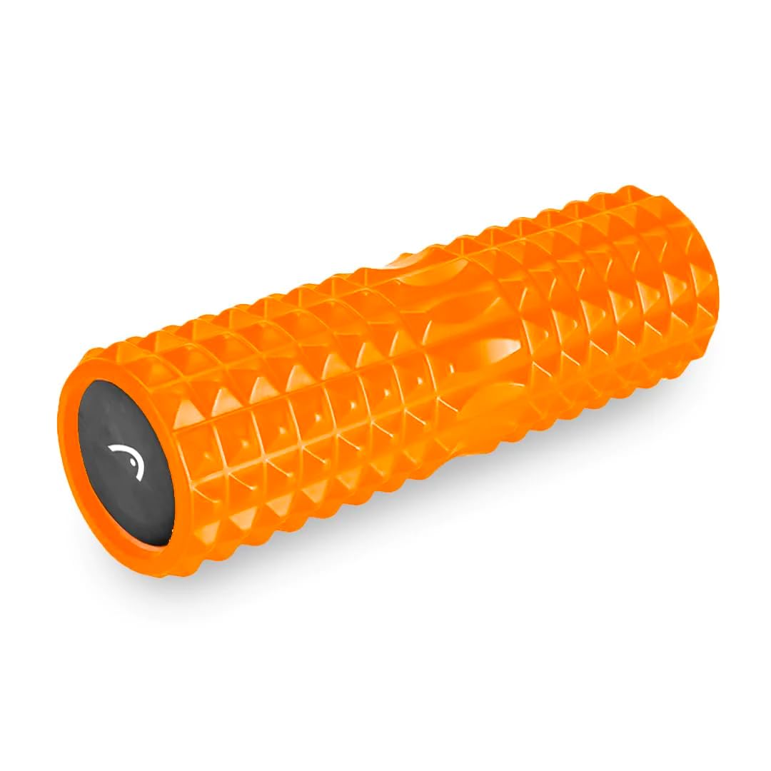 HEAD Deep Tissue Muscle Massage Roller - Pain Relief  Recovery  Cramping Tightness  Home  Gym Fitness