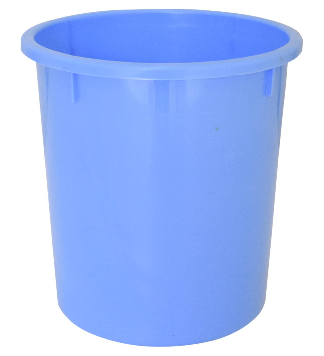 Kuber Industries Plastic Open Dustbin Trash Bin Garbage Bin Waste Bin 5Ltr. Blue-47KM01038