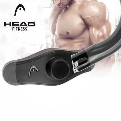 HEAD Push Up Bar Stand - Gym  Home Exercise  Black  Muscle Building  Performance Enhancement