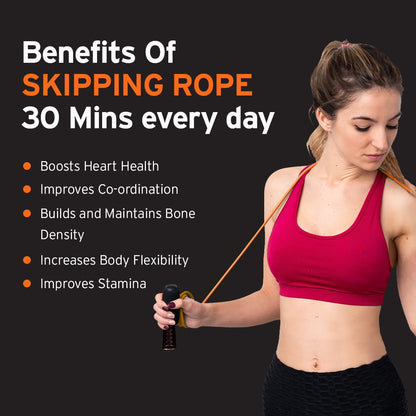 HEAD Skipping Rope  Long Lasting  Speed Skipping  Exercise Gym Sports  For Men Women  Kids