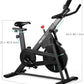 Reach Vision Magnetic Stationary Bike with Adjustable Professional Handlebar and Magnetic Resistance  Belt Drive Spin Bike for Home Gym Best for Indoor Cycling Workout