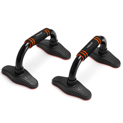 HEAD Push Up Bar Stand - Gym  Home Exercise  Black  Muscle Building  Performance Enhancement