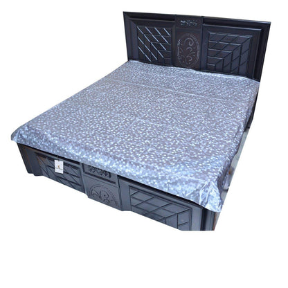 Kuber Industries PVC Double Bed Mattress Protector Sheet Grey 6.5  6 feet - CTKTC22300