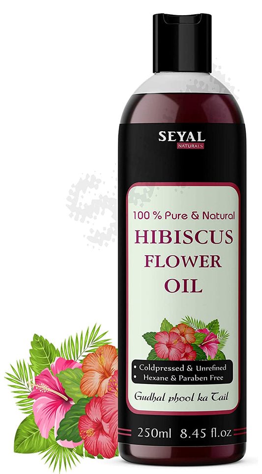 Seyal Hibiscus Oil Pure & Natural Virgin Unrefined for Hair & Skin- 250ml