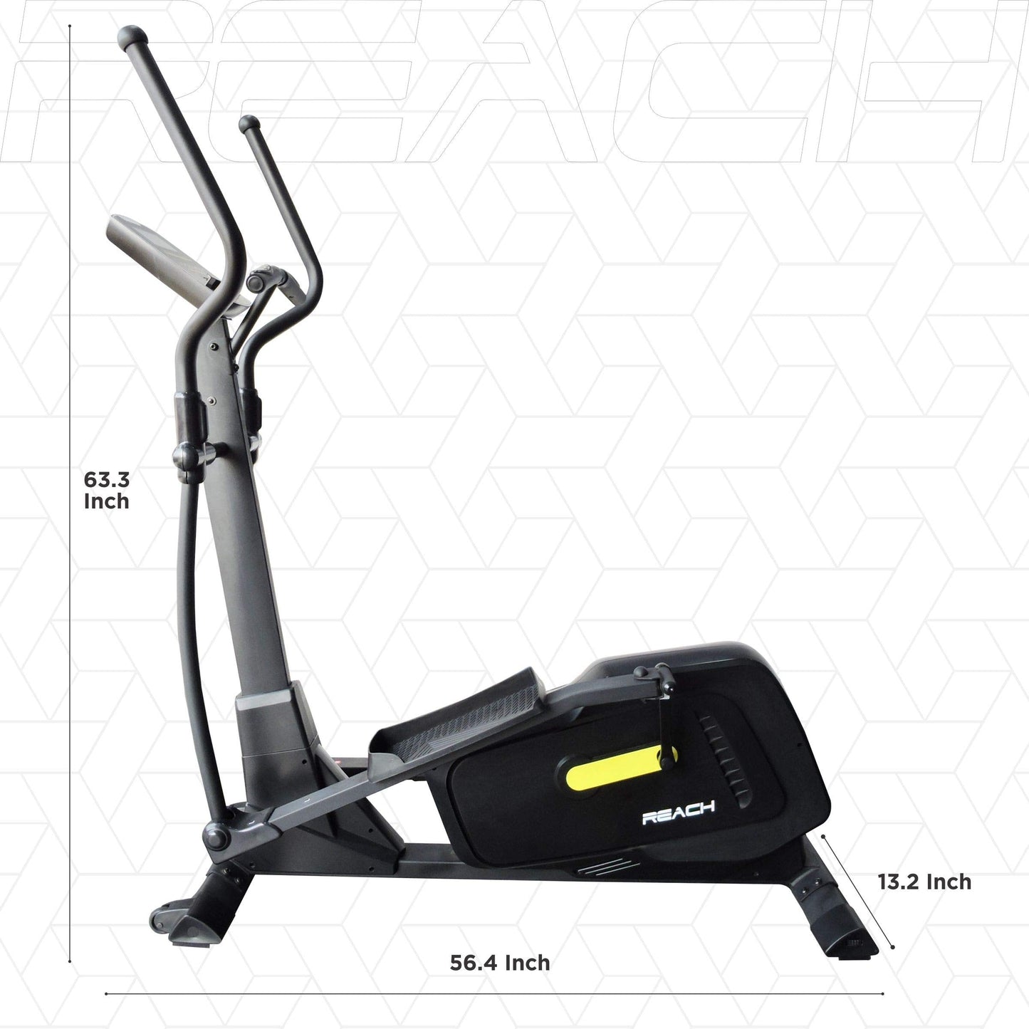 REACH C-500 Elliptical Cross Trainer Machine for Cardio Fitness Strength Conditioning Workout at Home or Gym Exercise  8 Kg Flywheel
