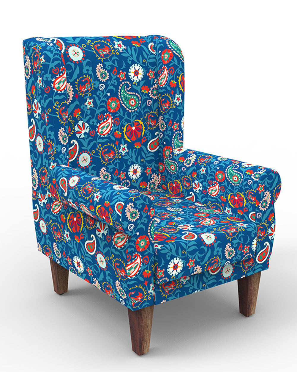 The Begum Wing Chair -Printed