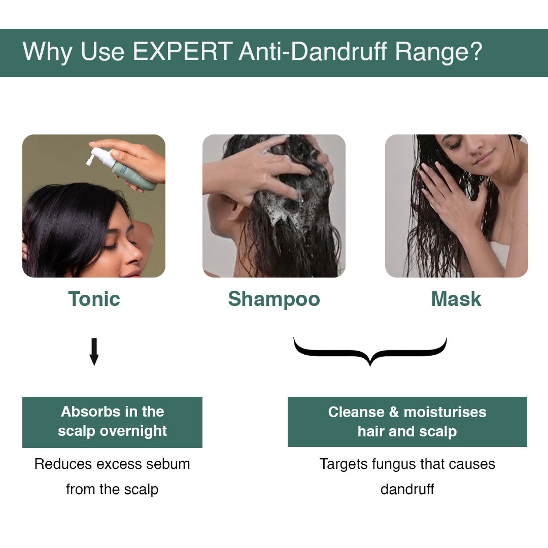 Anti Dandruff Kit brShampoo  Mask