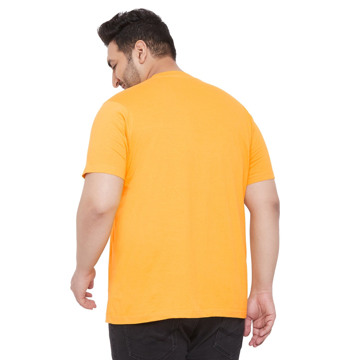 Men Plus Size FarlayY Printed Round Neck Tshirt