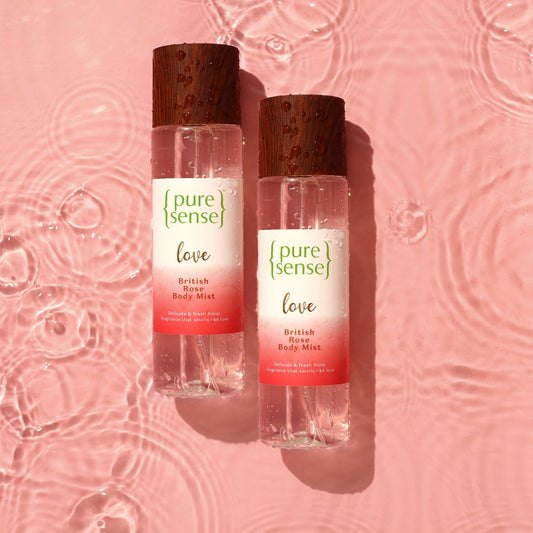 Love British Rose Body Mist Pack of 2  From the makers of Parachute Advansed  300ml