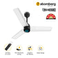 Atomberg Renesa 900mm 3 Blades Ceiling Fan with Remote White and Black