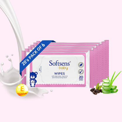 Skin Care Wet Wipes Pack of 20